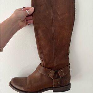 FRYE AND CO. Brown Leather Boots